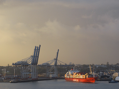 Container Wharf - Auckland - 25 March 2014 - 7:42