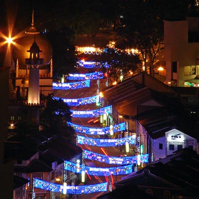 Hari Raya Aidilfitri Strassendekoration