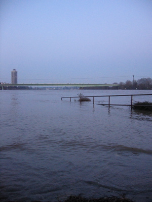 hochwasser am abend