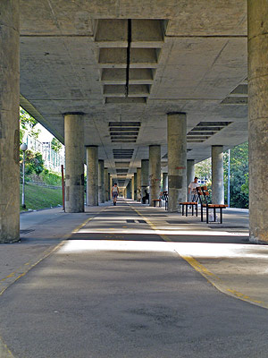 Jogging Track - under MRT line - next to Ang Mo Kio Avenue 8 - Singapore