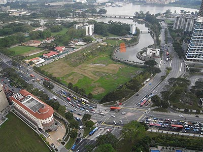 Rochor River and site of the old Kallang Gasworks - Singapore