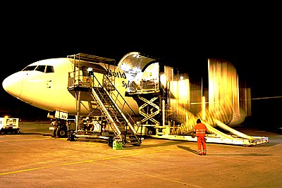 frachtabfertigung am kölner am flughafen