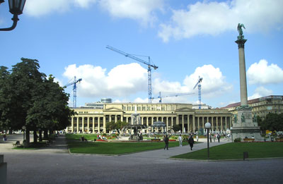 Stuttgart, Schlossplatz, Königsbau