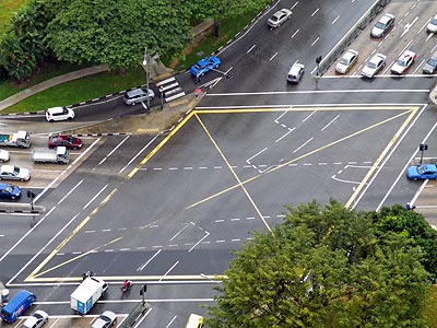 Kallang Road, Lavender Road und Crawford Road - Singapore