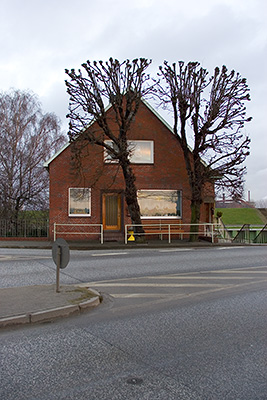 Verkehrsinsel Finkenwerder.