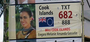 Miss Cook Islands - Albert Park - Suva - Fiji Islands - 20091120 - 17:30