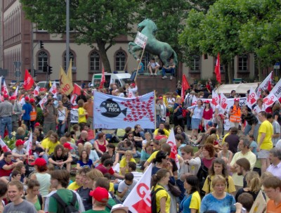 demo gegen studiengebühren, wiesbaden