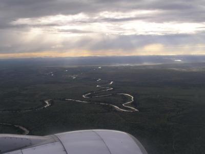 Anflug auf Windhoek, Namibia. Leider nicht von mir, bin furchtbar neidisch.