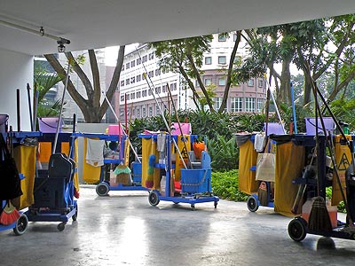 Cleaning Carts - CityLights Condominium - Singapore