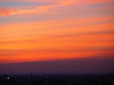 Der Himmel über Sankt Augustin brennt...