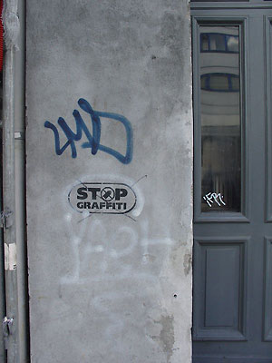 stop grafitti