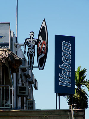 Surf Shop Sign - Queens Road - Nadi - Viti Levu - Fiji Islands - 20091203 - 8:45