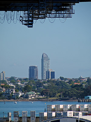 Takapuna from Dove Myer Robinson Park - Auckland - New Zealand - 25 December 2009 - 10:00