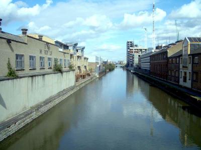 Authorised by an Act of Parliament in 1766 (making it the oldest canal in London), it provides a short-cut from the River Thames at Limehouse Basin north-east to the River Lea Navigation, avoiding the tortuous curves of the lower reaches of the River Lea at Bow Creek. The Cut joins the Lea at Bromley-by-Bow.