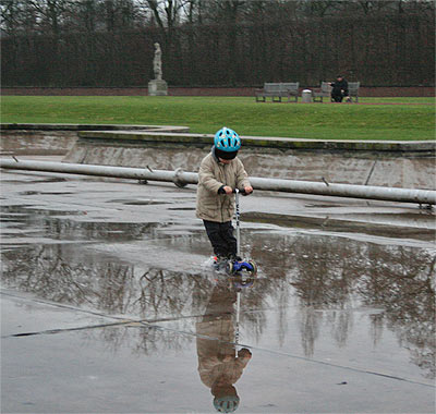 immer wieder wasser, temperaturen sind egal...