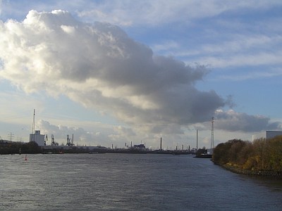 süderelbe (von alter harburger elbbrücke fotografiert).