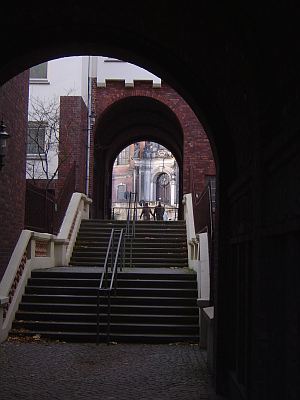 hh, neustadt, durchgang zur michaeliskirche (michel).