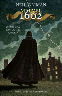 Cover zu »Marvel 1602« von Gaiman, Kubert und Isanove.