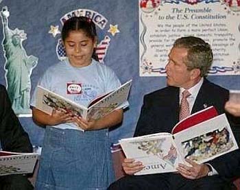Bush reads
