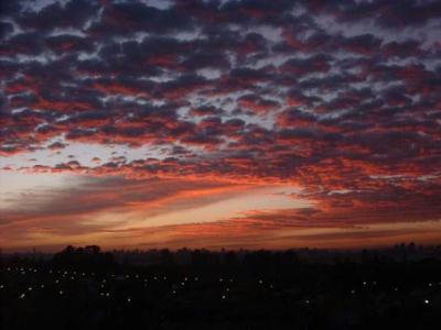 The sky above São José dos Campos