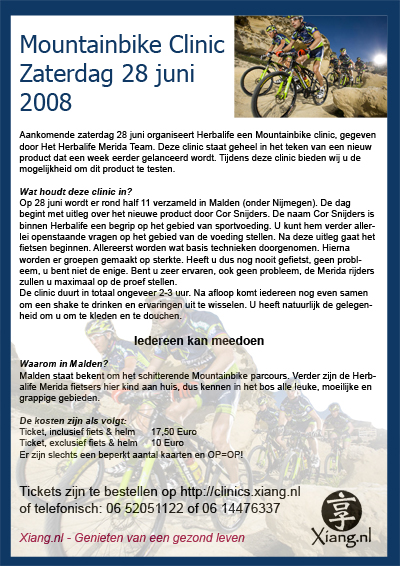 Mountainbike Clinic 2008
