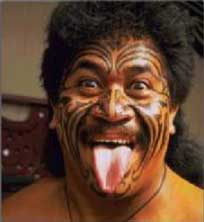 maori facial tattoo