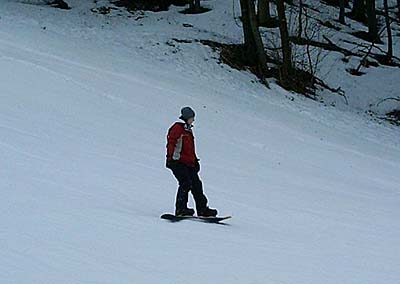 Me snowboarding!