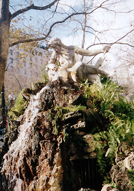 mitten in der innenstadt - ein wunderbarer brunnen