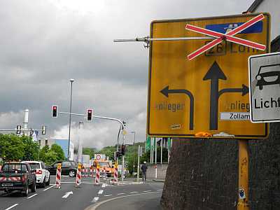 Klare verständliche Beschilderung