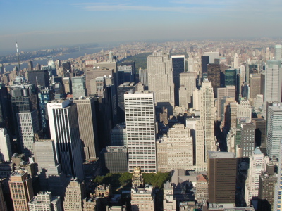 Midtown Blick auf NYC vom Empire State Building