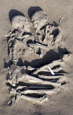 Skeletons show off eternal love  	 	
<br/><br/>

<br/><br/>
