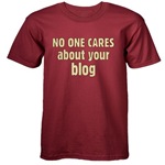 No one reads your blog