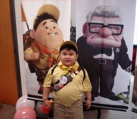 A Real Life Russel From Pixar's 'Up'