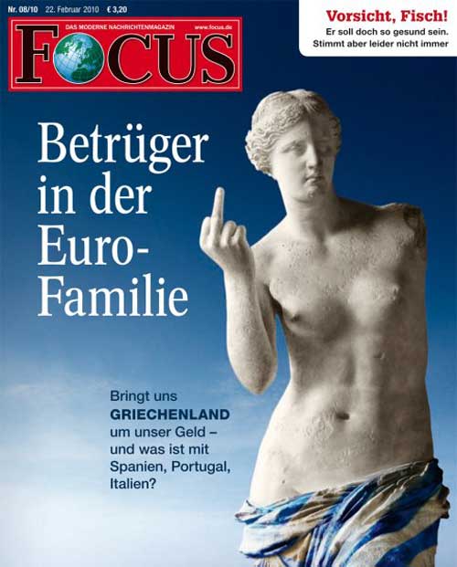 Angry Greeks to Sue German Magazine for Defamation