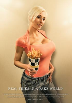 Boobs vs. Fries?