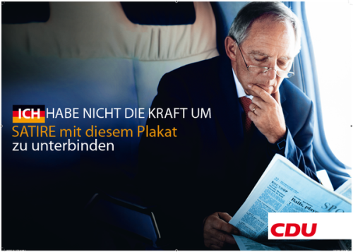 CDU-Plakate darf man nicht remixen