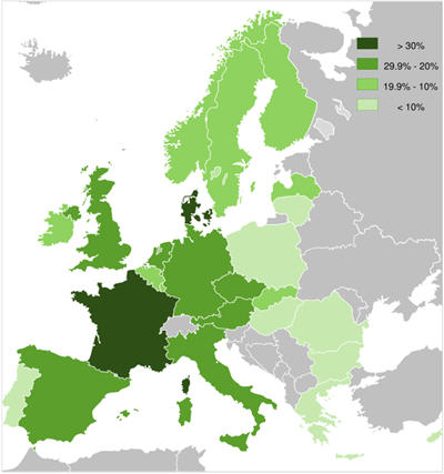 European Pot Smokers Map