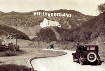Hollywood Sign is Built Friday July 13, 1923