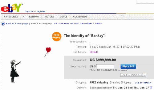 The Identity of &quot;Banksy&quot;