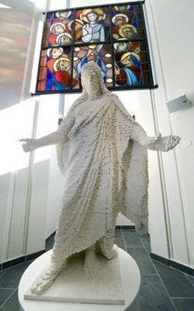 Swedish church unveils Lego Jesus statue for Easter