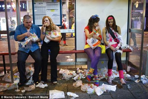 Polish photographer documents four years of drunken revelry in Cardiff