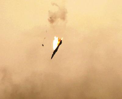 Mig-23 shot down 