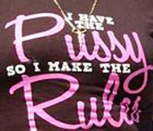 Naughty T-shirt landed woman in jail 