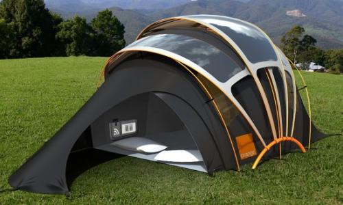 Orange Solar Tent 