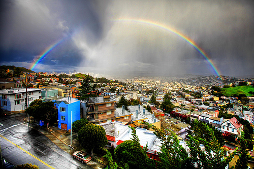 Rainbow in San Francisco