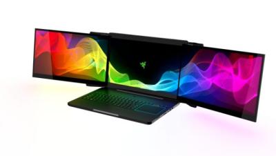 Razer’s Insane Project Valerie Laptop Packs Three 4K displays