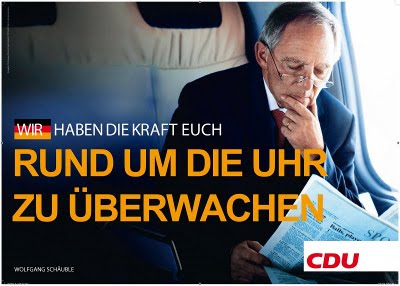 Schäuble Plakat-Remixe