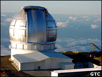 Tests begin on Canaries telescope