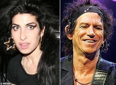 Keith Richards: Amy is only singer I rate, but she won't be around for long unless she cleans up her act