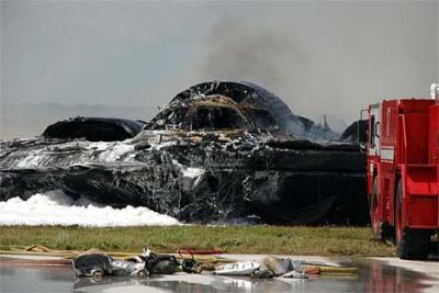 B-2 Stealth Bomber Crash Scene Photos